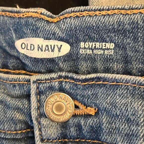 Old Navy Women's Boyfriend Jeans - Blue - Picture 6 of 7
